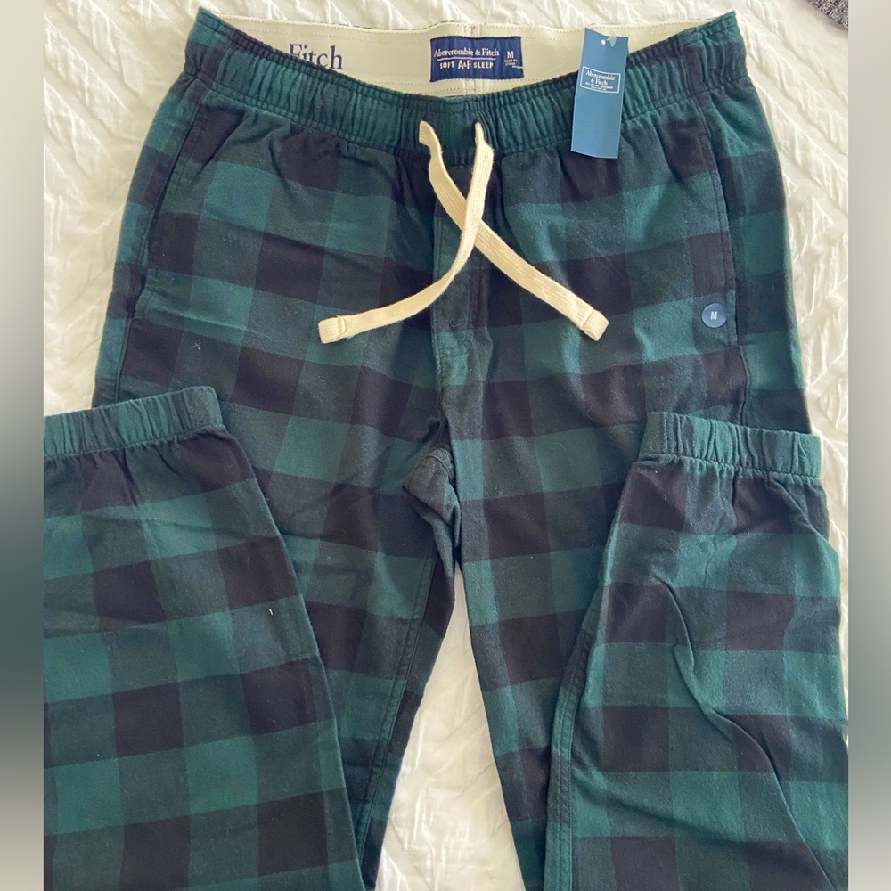 NWT Men’s Abercrombie Flannel Jogger PJ Pants